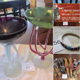 MaxSold Auction: This online auction includes original art, fine china, sterling silver jewelry, glassware, home decor, lamps, stoneware, books, IKEA vanity, IKEA desk, and much more!